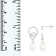 8-8.5mm White Cultured Freshwater Pearl and Cubic Zirconia Rhodium Over
Sterling Silver Earrings