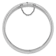 Rhodium Over Sterling Silver 15mm Fancy Hinged Bangle Bracelet