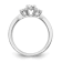 Rhodium Over 14K White Gold Lab Grown Diamond VS/SI GH, 3-Stone Complete
Engagement Ring 0.617ctw