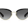 Kate Spade Gold Tone and Black Cat Eye Frame / Gray Lenses Sunglasses