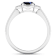1.5ctw Blue Sapphire and Diamond 14K White Gold Halo Ring