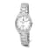 Ladies Charles Hubert Stainless Steel Silver-tone Dial Watch