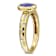 Tanzanite and Diamond 10K Yellow Gold Ring 0.97ctw