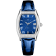 Christian Van Sant Women's Gemma Blue Dial, Blue Leather Strap Watch