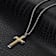 Invicta Men's Two-Tone Cross Pendant With Chain In Stainless Steel