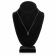 White Cubic Zirconia 14k White Gold Pendant With Chain 0.20ctw