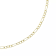 14k Gold 2mm Figaro Hollow Chain Necklace