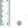 10mm Gray Cultured Freshwater Pearl Sterling Silver Necklace