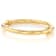 Twisted Bangle In 18K Gold Over Bronze