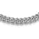 Rhodium Over Sterling Silver Micro Pave Cubic Zirconia 6mm Curb Link 18
Inch Necklace