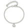 Sterling Silver Heart with 1.5-inch Extension Children's Bracelet