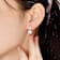 CZ Halo Drop Earrings In Sterling Silver 7.1ctw