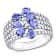 Tanzanite and Diamond 14K White Gold Ring 1.87ctw