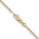 14K Yellow Gold 1.65mm Solid Diamond-cut Cable Chain Necklace