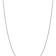 Rhodium Over 14k White Gold 1.4mm Solid Forzantine Cable 24 Inch Chain