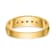 14K Yellow Gold AA Quality Mens Wedding Band