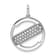 14K White Gold Gatsby Diamond Initial Z Charm