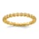 14K Yellow Gold Over Sterling Silver Stackable Expressions Diamond Ring 0.08ctw