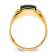 10K Yellow Gold AA Diamond men's ring
