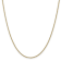 14K Yellow Gold 1.8mm Forzantine Cable Chain Necklace
