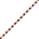 6.25ctw Ruby and Diamond Bracelet in 14k Yellow Gold