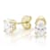 Lab-Grown Diamond Oval Stud Earrings In 14K Gold 1.00ctw