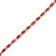 5.50ctw Ruby and Diamond Bracelet in 14k Yellow Gold