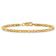10k Yellow Gold 2.5mm Byzantine Link Bracelet