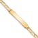14k Yellow Gold Mariner Link ID Bracelet