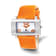 Ladies Charles Hubert Stainless Orange Leather 40x23mm Watch