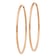 14k Rose Gold 1 9/16" Polished Endless Hoop Earrings