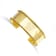 14K Yellow Gold Rope Edge 22mm Cuff Bangle