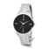 Mens Charles Hubert Stainless Steel Black Dial Watch