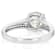 Diamond Simulant Castle Cut And White Zircon Ring In Platinum Over
Sterling Silver 3.49ctw