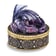 Bejeweled KAIDA Purple Dragon Necklace with Trinket Box