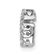 Rhodium Over 14K White Gold Diamond Letter G Initial Charm