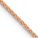 14k Rose Gold 1.2mm Diamond Cut Wheat Chain 30"