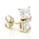 Lab-Grown Diamond Princess-Cut Stud Earrings In 14K Gold 3.00ctw