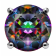 Multi-color Cubic Zirconia 14k White Gold Studs With Velvet Gift Box 4ctw