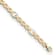 14K Yellow Gold Mother of Pearl and Chain Link 7.5-inch Bracelet
