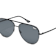 Quay High Key Mini Black Aviator Frame / Smoke Polarized Lenses Sunglasses