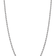 Rhodium Over 14k White Gold 3.25mm Solid Diamond-Cut Rope 26 Inch Chain