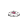 Lab Created Ruby And White Cubic Zirconia Platinum Over Sterling Silver
Ring 1.72ctw