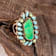Barse Jewelry Legacy Lime Green and Blue Composite Turquoise Gold Tone
Statement Ring
