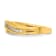 14K Yellow Gold Men's Diamond Band 0.15ctw