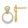 14K Yellow Gold Lab Grown Diamond SI1/SI2, G H I, Dangle Post Earrings