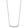 Rhodium Over 14K White Gold Diamond Curved Bar 16 Inch with 2 Inch
Extension Necklace