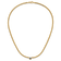 14K Yellow Gold Sapphire Curb 18 inch Necklace