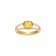 Yellow And White Cubic Zirconia 18K Gold Over Sterling Silver Ring 2.41ctw