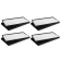 50 Round Gem Jars In Tray With White Background Set of 4